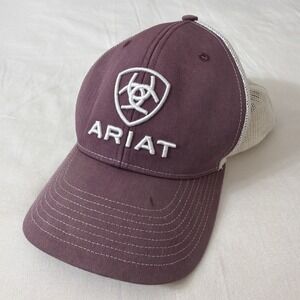 ARIAT Boots Western Wear Cowboy Rachel Farm Hand Faded SnapBack Baseball Cap